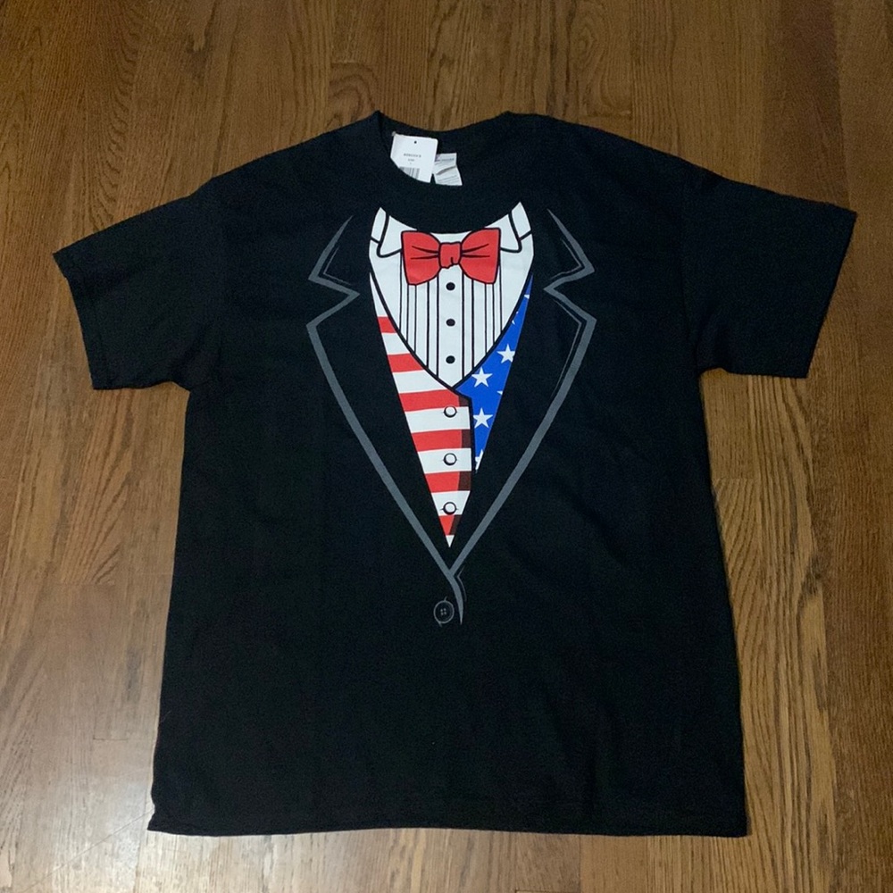 American tuxedo tee
